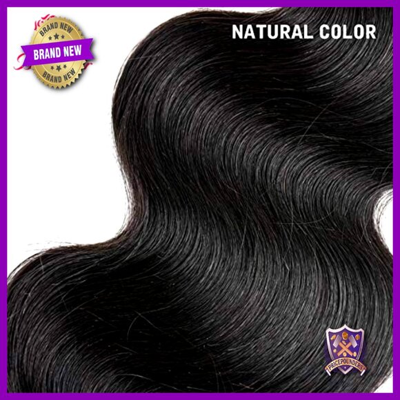 Brazilian Body Wave Virgin Human Hair Bundles with Lace Closure main image 6